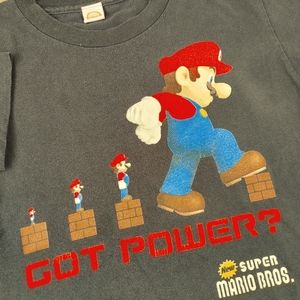 Vtg 2008 Super Mario Bros. t-shirt Rare Special Nintendo Edition Promo Size S/M